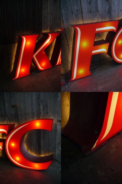 画像2: USA　KFC　大型ライトサイン看板　