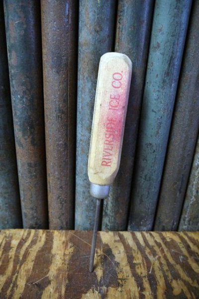 画像1: ビンテージ　RIVERSIDE　ICE　CO　アイスピック