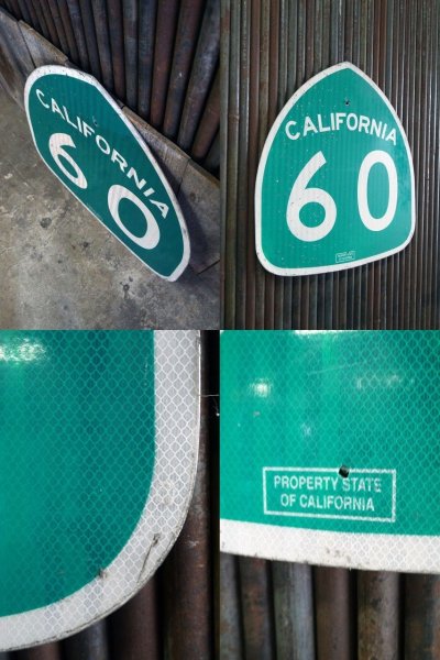 画像2: USA　CALIFORNIA　60　ロードサイン　C