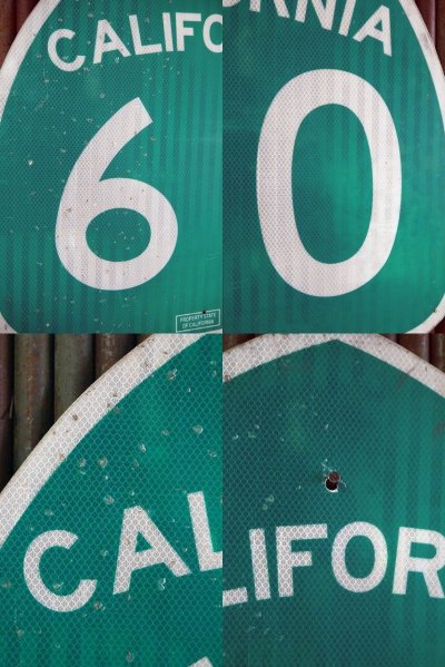 画像1: USA　CALIFORNIA　60　ロードサイン　C