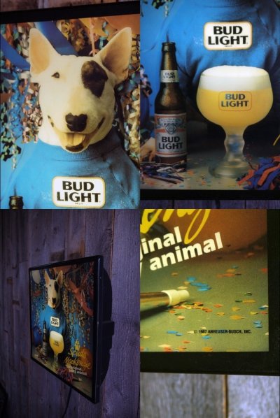 画像1: ビンテージ　BUD LIGHT　ライトサイン　