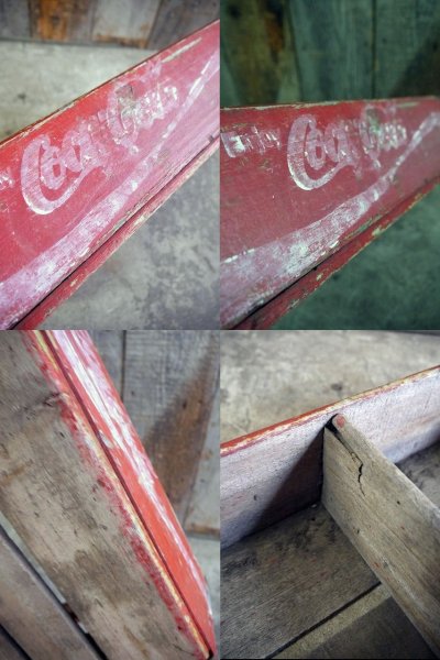 画像2: ビンテージ　Coca-Cola　ウッドボトルケース 