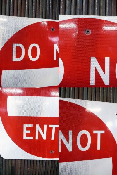 画像2: USA　DO　NOT　ENTER　特大ロードサイン　
