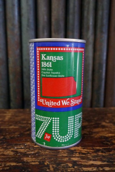 画像1: ビンテージ　７UP　ドリンク缶