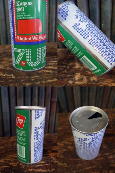 画像2: ビンテージ　７UP　ドリンク缶