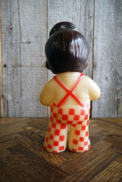 画像1: ビンテージ　BIG　BOY　ソフビ貯金箱　