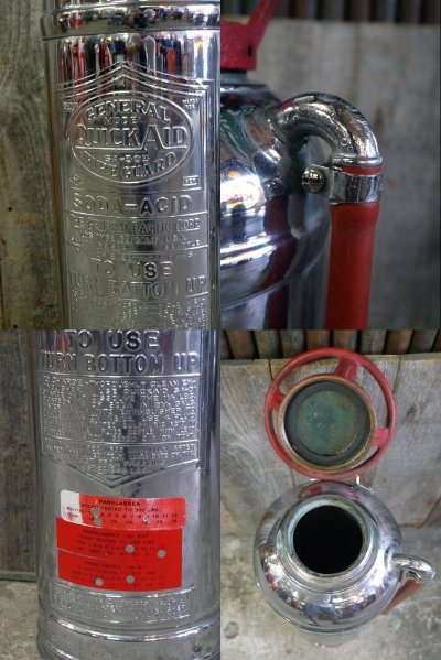 画像2: ビンテージ　GENERAL　メタル消火器