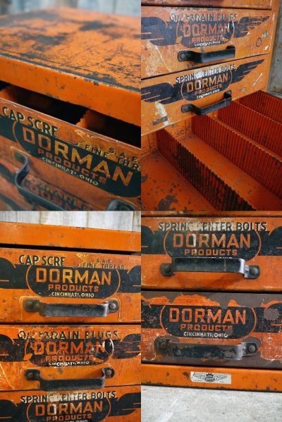 画像1: ビンテージ　DORMAN　パーツキャビネット　