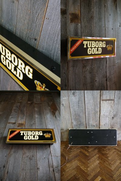 画像2: ビンテージ　TUBORGE　GOLD　ライトサイン