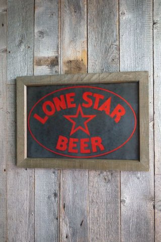 old west signs オールスター 木製 看板 アメリカン パブミラー