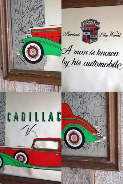 画像1: ビンテージ　Cadillac　ミラー　