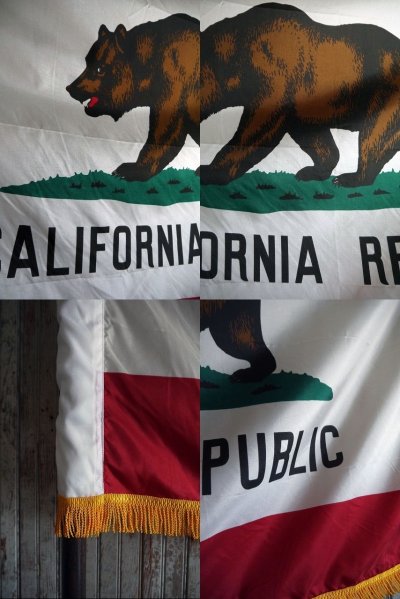 画像2: USA　CALIFORNA　州旗　