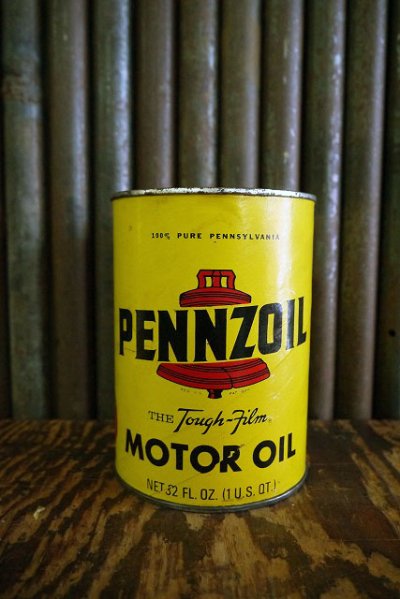画像1: ビンテージ　PENNZOIL　MOTOR　OIL缶
