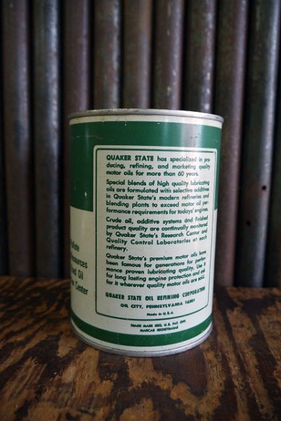 画像1: ビンテージ　OUAKER　STATE　MOTOR　OIL缶