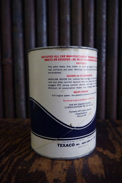 画像1: ビンテージ　TEXACO　HAVOLINE　MOTOR　OIL缶