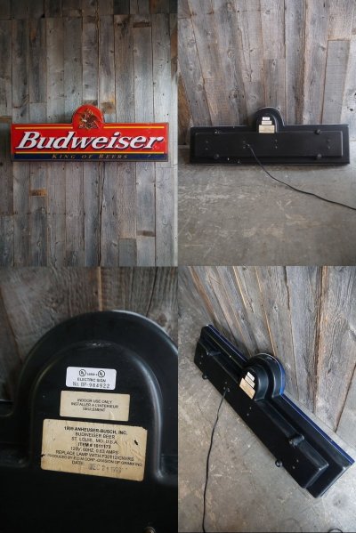 画像3: ビンテージ　Budweiser　ライトサイン