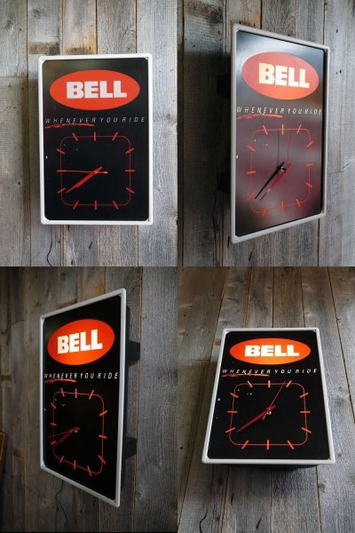 画像2: ビンテージ　BELL　ライトサインクロック