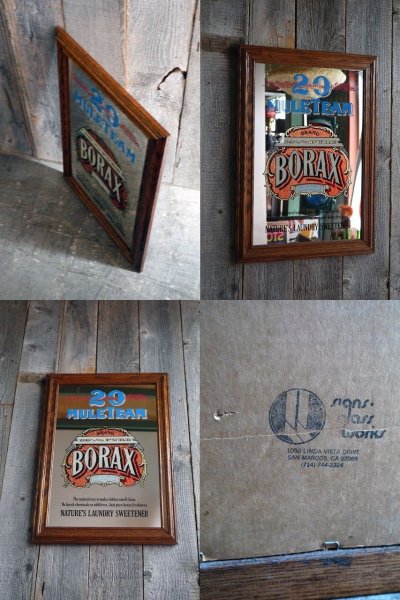 画像2: ビンテージ　20　MULETEAM　BORAX　ミラー