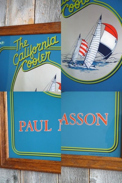 画像1: ビンテージ　The　California　Cooler　PAUL　MASSON　パブミラー