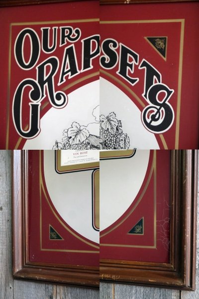 画像1: ビンテージ　OUR　GRAPE　ASSETS　パブミラー
