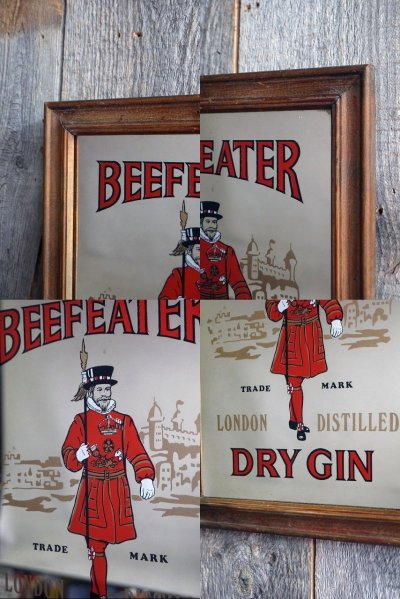 画像1: ビンテージ　BEEFEATER　DRY　GIN　パブミラー　