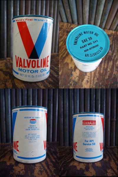 画像2: ビンテージ　VALVOLINE　MOTOR　OIL缶