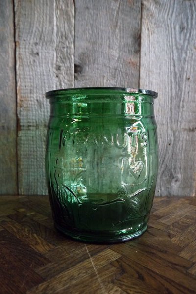 画像1: ビンテージ　PLANTERS　ガラスジャー