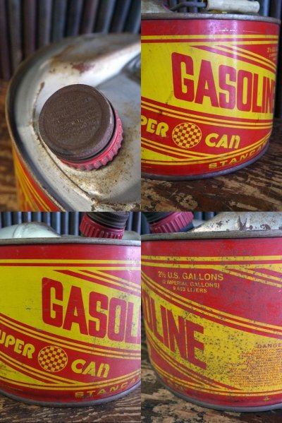 画像2: ビンテージ　USA　GASOLINE　缶　B