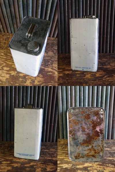 画像3: ビンテージ　CHAMPLIN　C.M.O　MOTOR　OIL缶