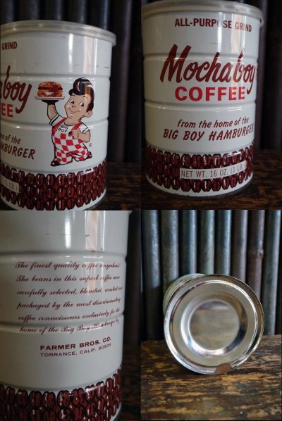 画像3: ビンテージ　BIG　BOY　Mocha　Boy　COFFEE　缶　