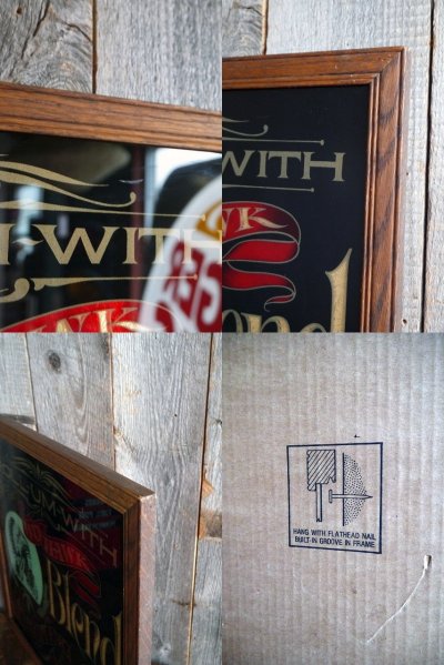 画像2: ビンテージ　WOHAWK　Blend　SMOKE　MIXTURE　パブミラー　