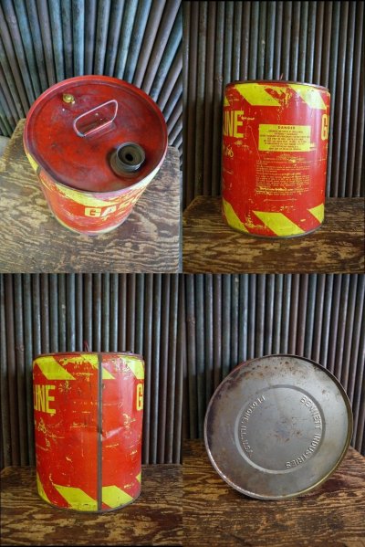画像3: ビンテージ　USA　GASOLINE　缶　C