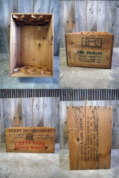 画像3: ビンテージ　CUTTYSARK　ウッドボックス　
