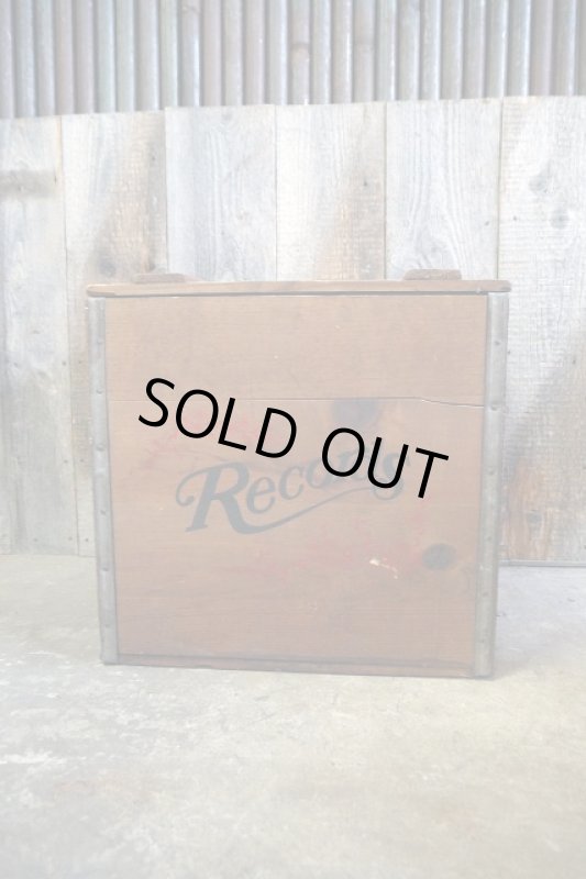 画像1: ビンテージ　Records　ウッドボックス (1)