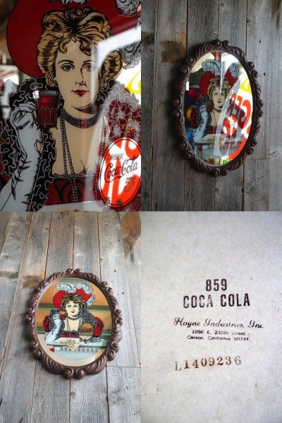 画像2: ビンテージ　Coca-Cola　パブミラー