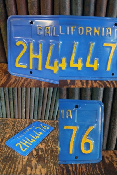 画像2: ビンテージ　CALIFORNIA　ナンバープレート　