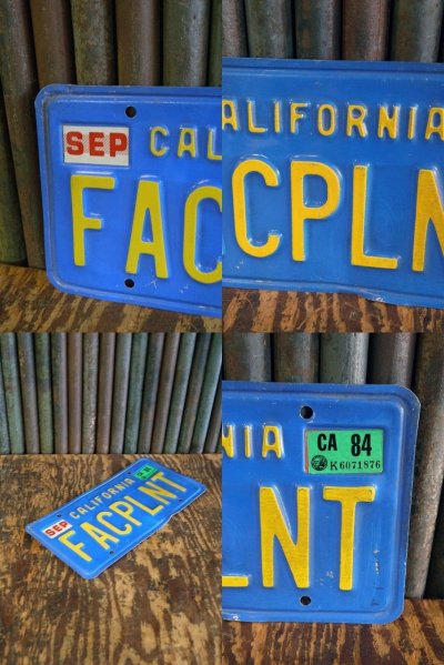 画像2: ビンテージ　CALIFORNIA　ナンバープレート　D