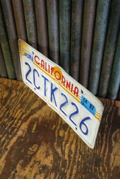 画像1: ビンテージ　CALIFORNIA　ナンバープレート　Ｅ