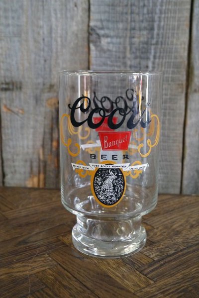 画像1: ビンテージ　Coors　ガラスコップ　Ｄ