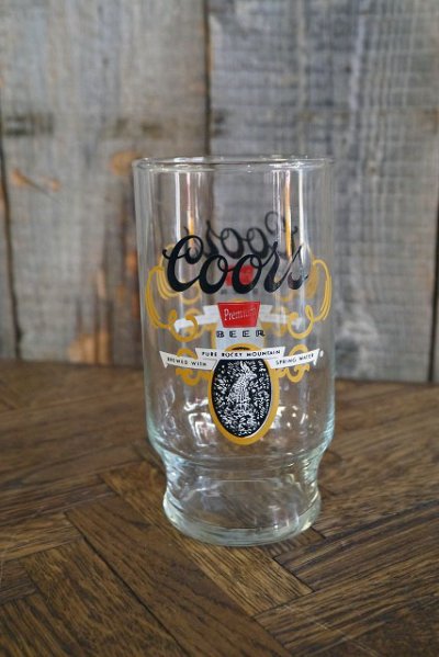 画像1: ビンテージ　Coors　ガラスコップ　C