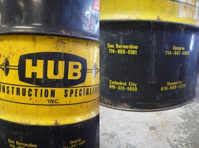 画像2: ビンテージ　HUB　大型ドラム缶