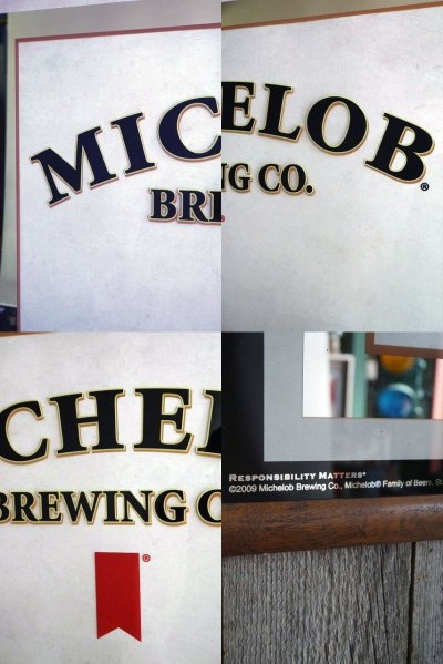 画像1: USA　MICHELOB　大型パブミラ―