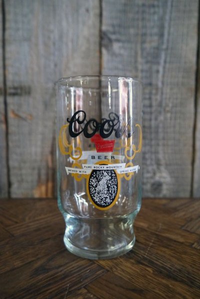 画像1: ビンテージ　Coors　ガラスコップ　A