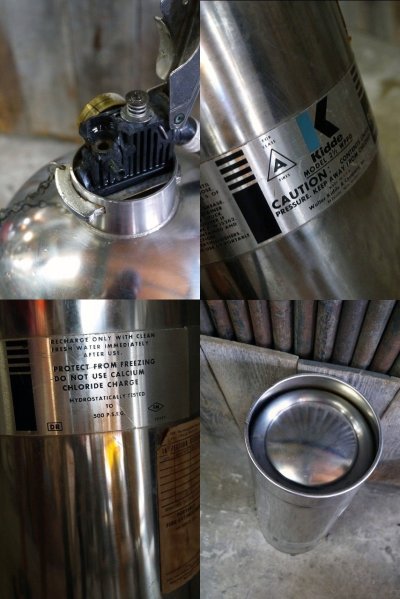 画像3: ビンテージ　Kidde　メタル消火器　