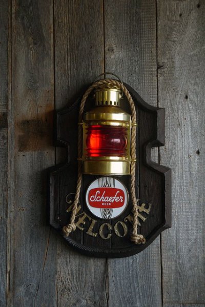 画像1: ビンテージ　Schaefer　BEER　ライトサイン