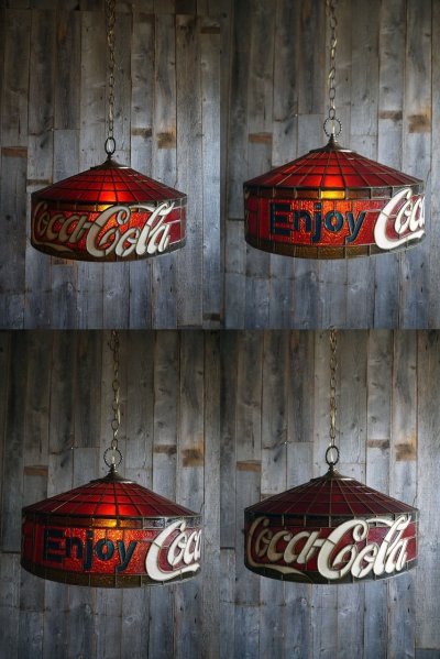画像1: ビンテージ　ENJOY　Coca-Cola　プールランプ