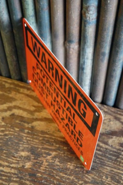 画像2: USA　WARNING　ミニサイン