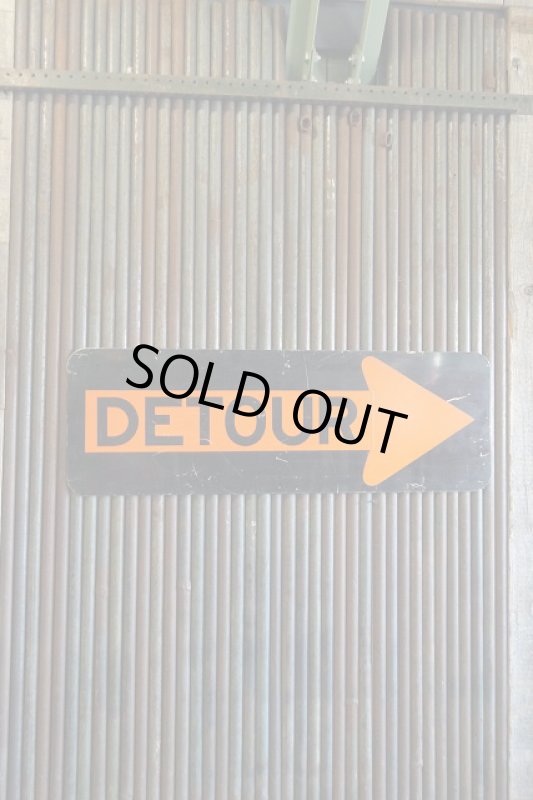 画像1: USA　DETUOR　ロードサイン　 (1)