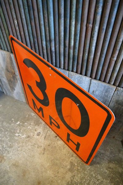 画像2: USA　３０　MPH　ロードサイン