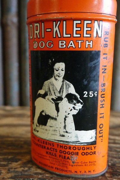 画像2: ビンテージ　DRI₋KLEEN　DOG　BATH缶